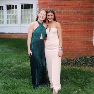 BCBG maxazria strapless gown